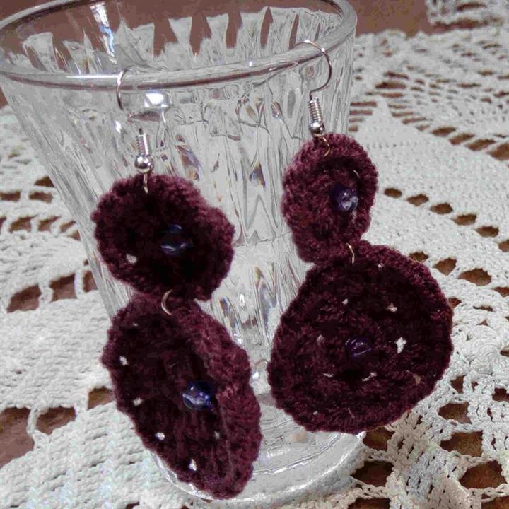 گوشواره طرح خورشید کد 04